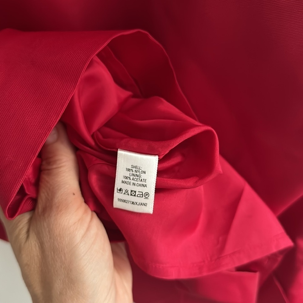 Oasis red strapless mini dress with bow details women’s 6 - Picture 4 of 11
